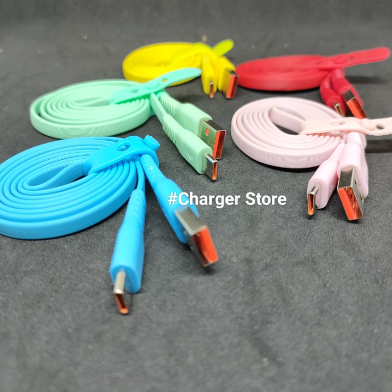 Kabel Data 3.1A Fast Charging Type C Macaron Cable Gepeng