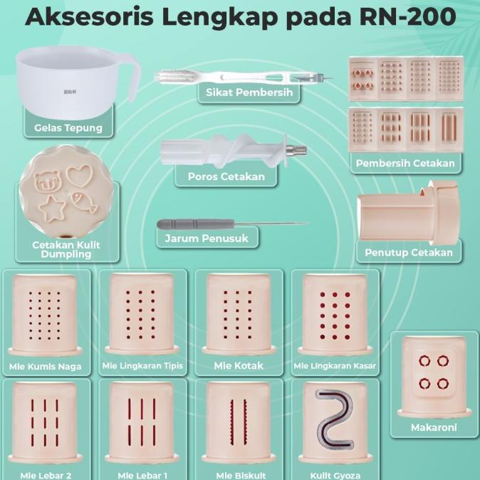 RB Noodle Maker RN-200 Professional | Mesin Mie Otomatis Jumbo stok ada terus