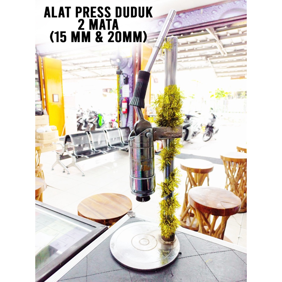 alat press duduk besar/2 mata/alat parfum/alat presan botol 15mm 20mm