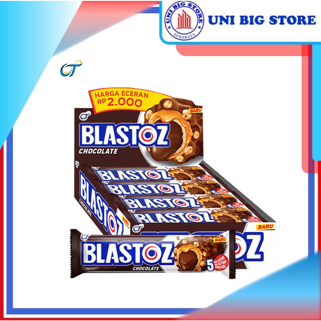 

Tango Wafer Blastoz Chocolate Coklat 24 gr x 12 Sachet BOX