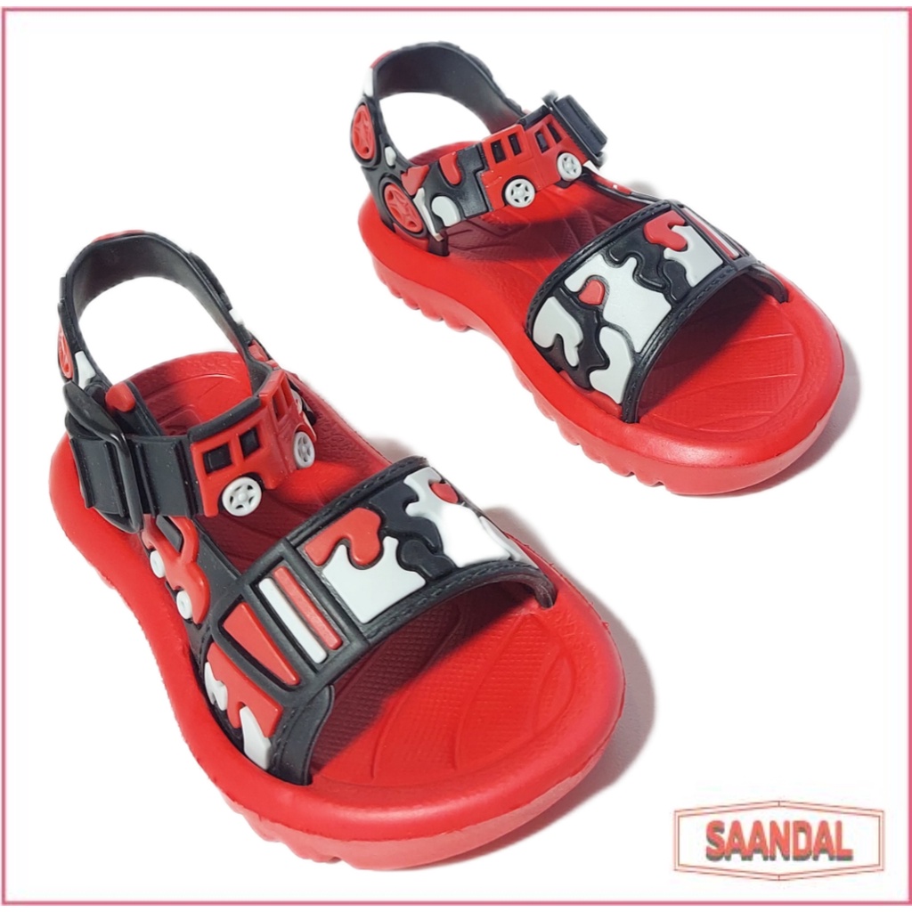 Sandal Gunung Anak Laki-Laki Perempuan Mackers Bus Warna Cerah Anti Licin