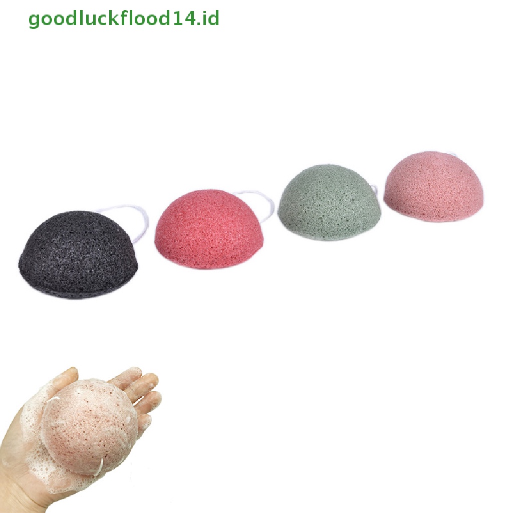 [GOOGFOUR] Konjac Sponge Natural Konjac Puff Cuci Muka Spons Pembersih Makeup Konjac Sponge [TOP]