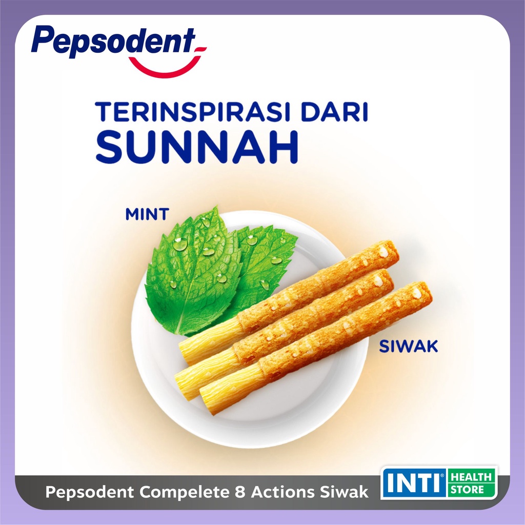 Pepsodent | Pasta Gigi Siwak Complete Action 150gr | Pasta Gigi Siwak - 150G + 25G