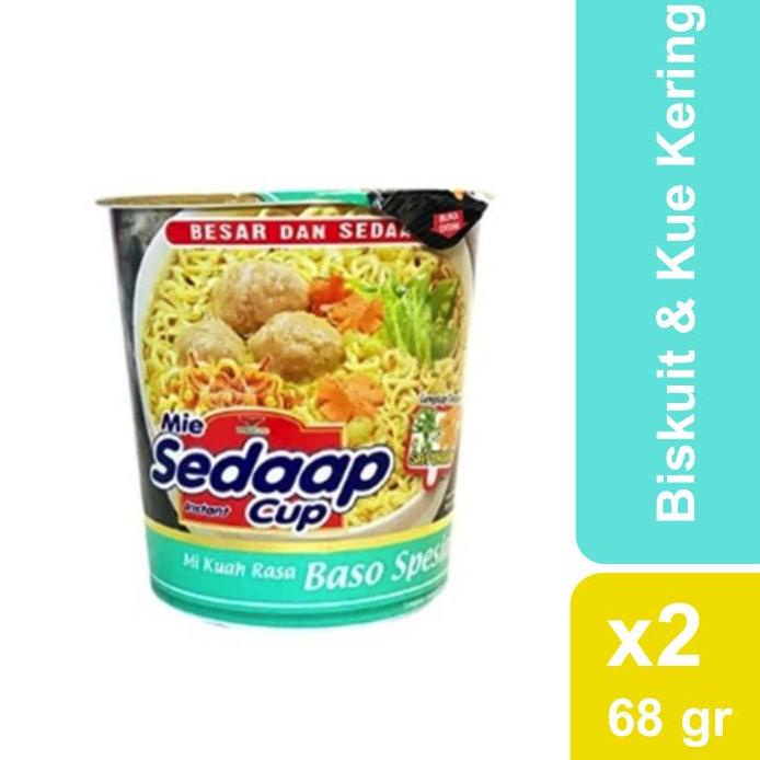 

❄ Mie Sedaap Instan Cup Bakso Spesial 77 gr ➡