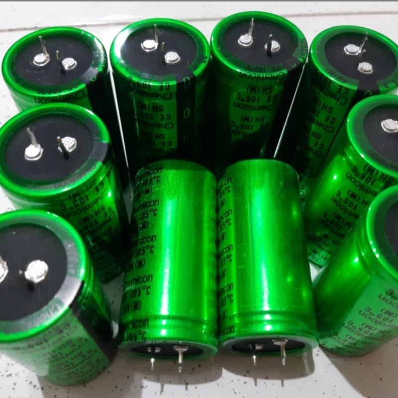 8 PCS CAPACITOR CAPASITOR KAPASITOR ELCO 10000uf 10000 uf 100 V 100V CHEMICON ORIGINAL ASLI (ISI 8 B