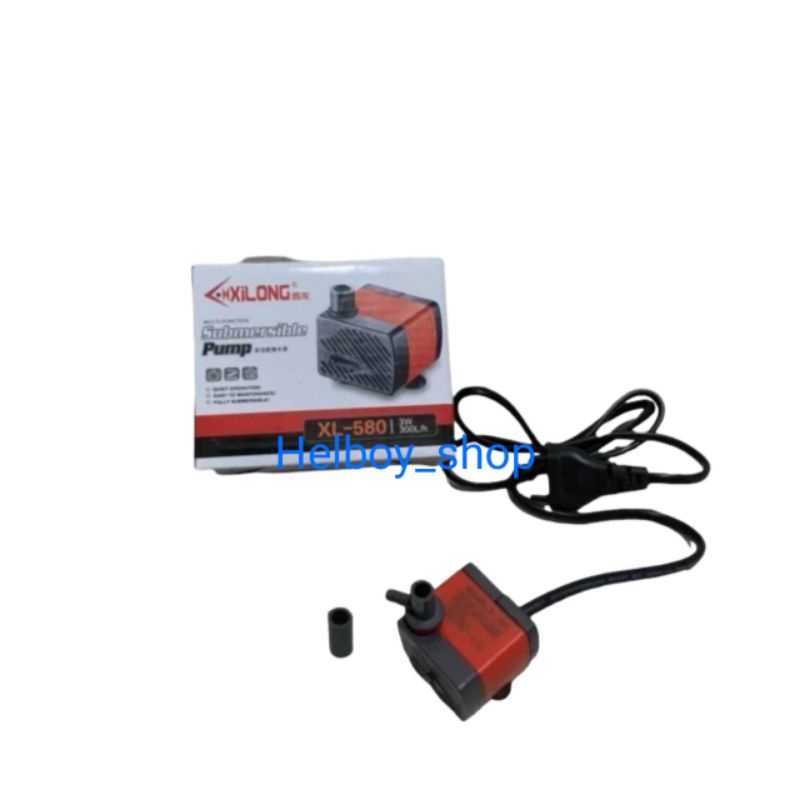 Pompa aquarium XILONG XL-580 mesin celup mini tank