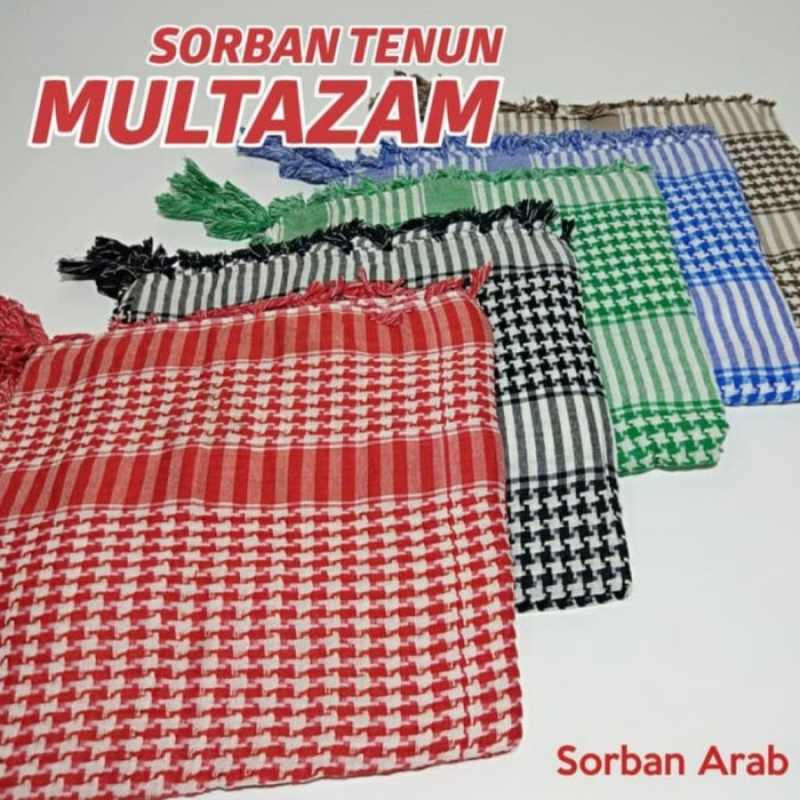 Sorban Multazam Dasar Putih Pria Dewasa Termurah