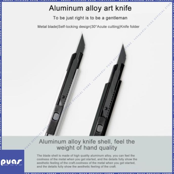 

Xiaomi Youpin Fizz Aluminum Alloy Art Cutter Self Locking Pisau Cutter