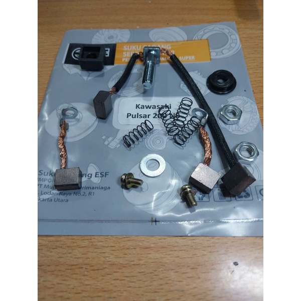 arang dinamo stater untuk bajaj Pulsar 135cc,180cc,200cc,220cc,ns200cc, merek esf