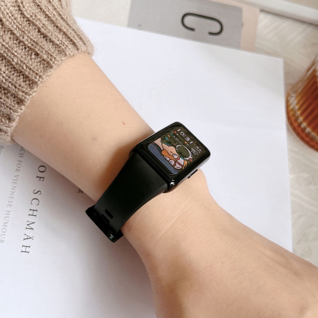 Strap Huawei Band 6/7 Tali Silikon Honor Band 6 Sports Soft Replacement Bracelet