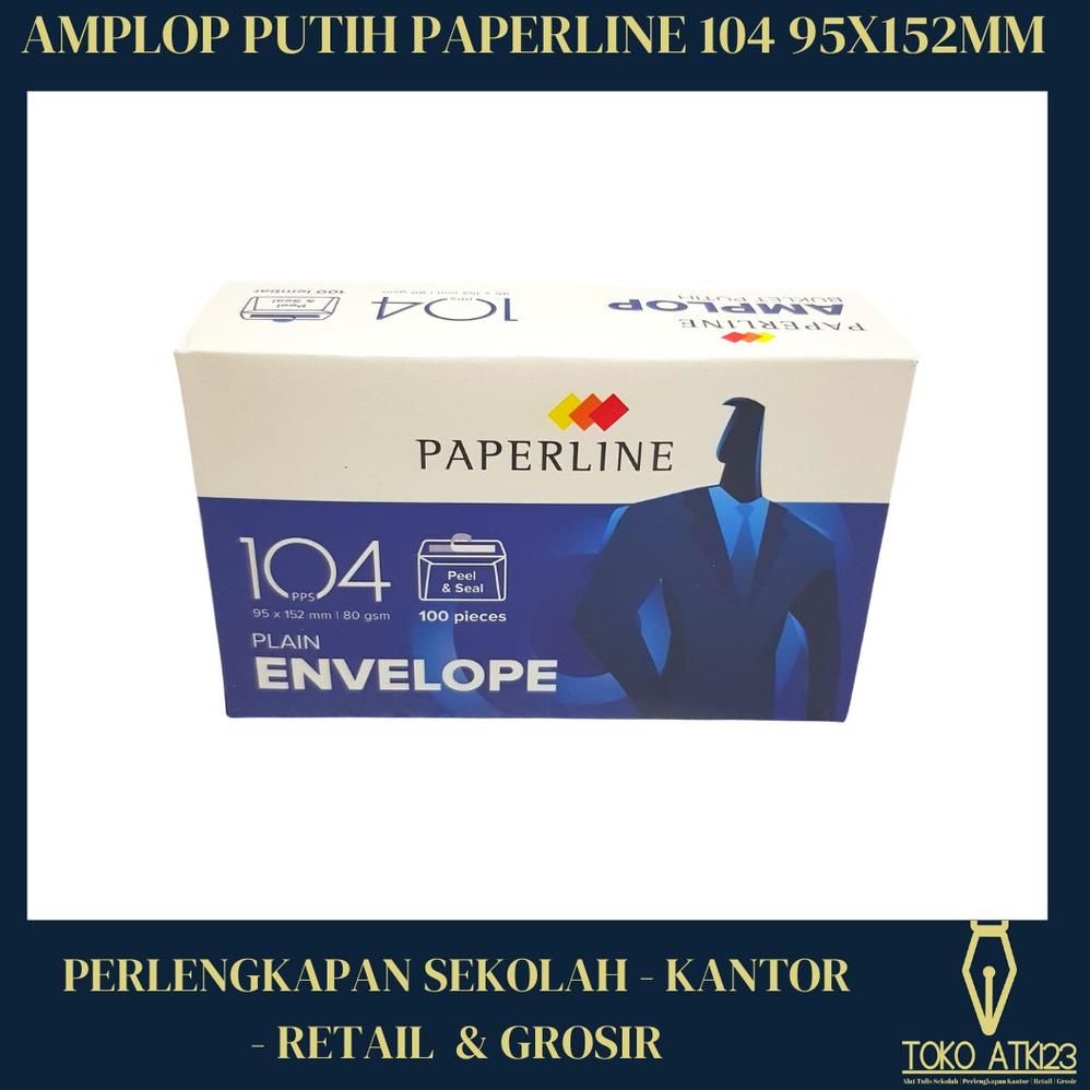 

Garansi Termurah..!!! Amplop Putih 104 95x152mm 80 gram Paperline dg Perekat ㅯ