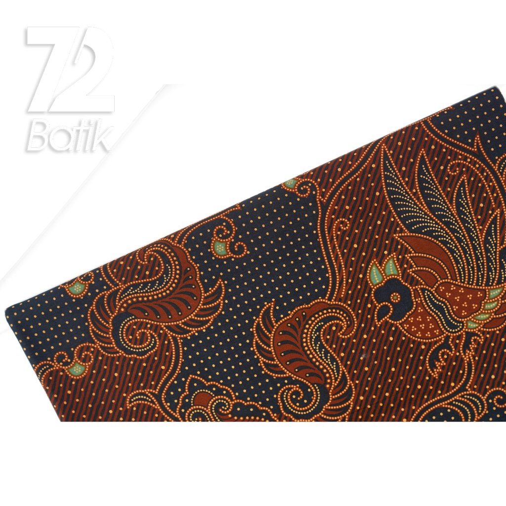 KAIN BATIK KATUN Premium Motif Burung Murai Warna Hijau 723053 Cap 72IL Jarik Jarit Samping Kebat Panjang Batik Katun Modern Premium Bahan Seragam Batik Pernikahan Kantor Keluarga Murah Kamen Jadi Batik Bali Lembaran