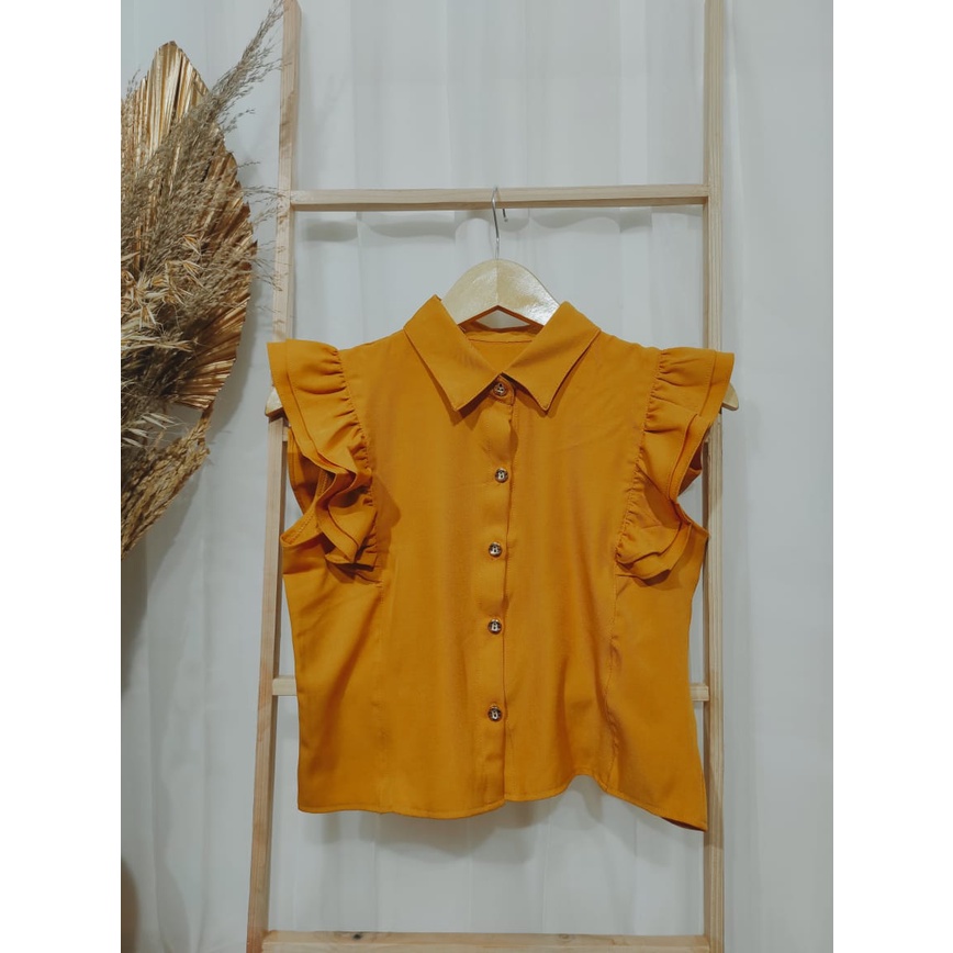 Atasan Lyona crop top // atasan wanita // crop wanita