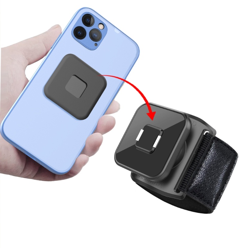 Zzz Removable Wristband Phone Holder Rotating Bracket Untuk Ponsel Lari Hiking Universal Olahraga-Armband Cycling Gym