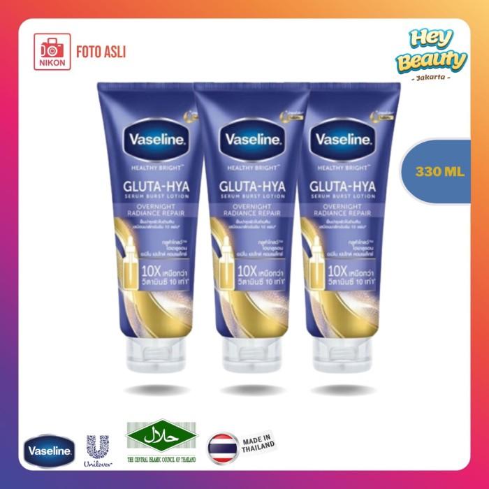 Vaseline Gluta-Hya Serum Overnight Original Thailand 330ml