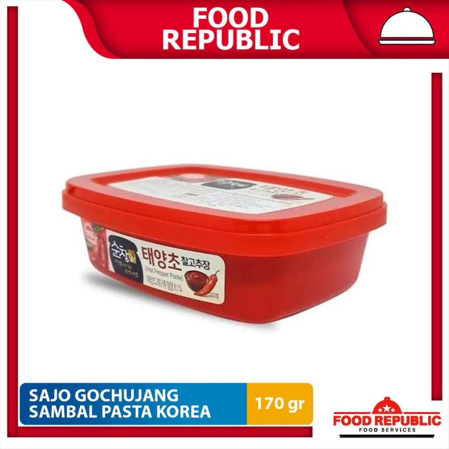 

Sajo Gochujang 170 GR Sambal Pasta Korea Hot Pepper Paste Best Sell