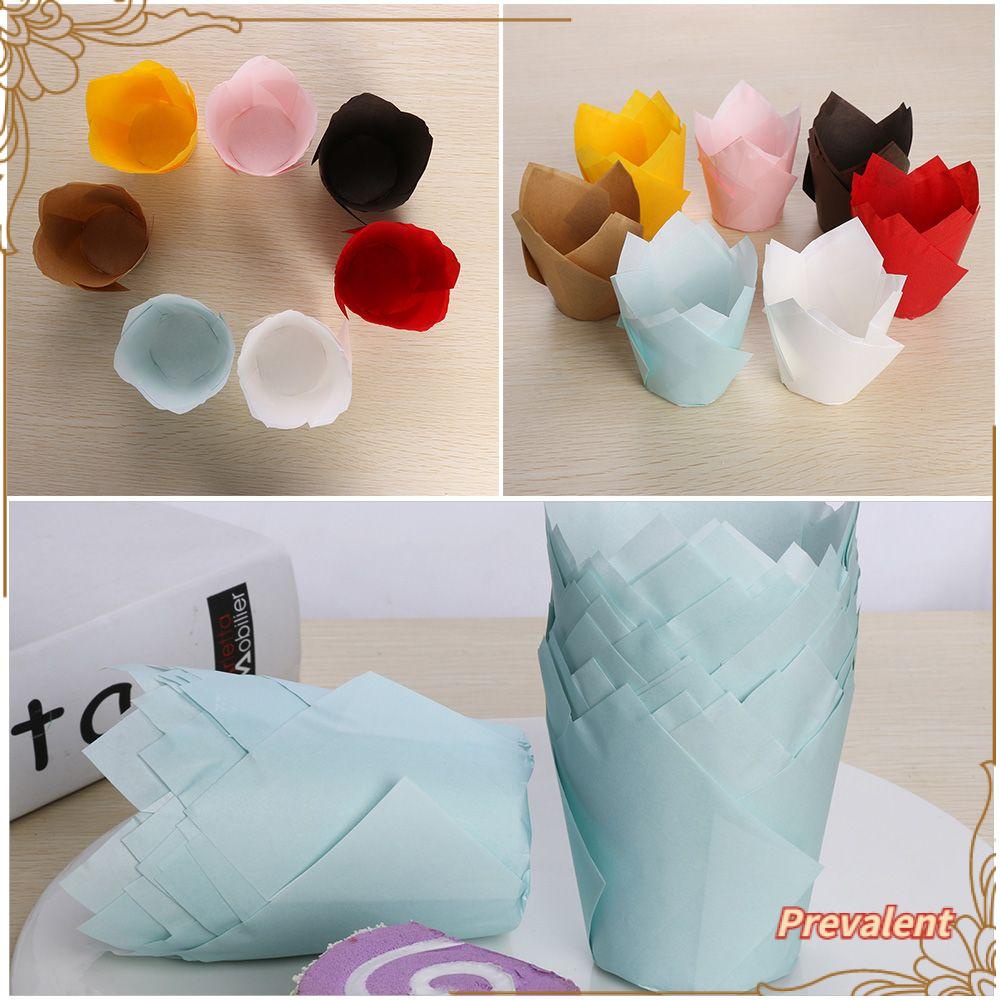 Preva 50 Pcs Muffin Cup Wedding Bungkus Anti Minyak Coklat