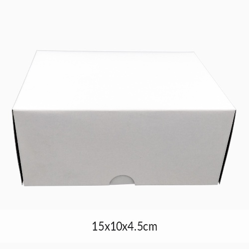 [40pcs] Dus Kue Kertas R3K | Dus Kue Putih R3K 310gram