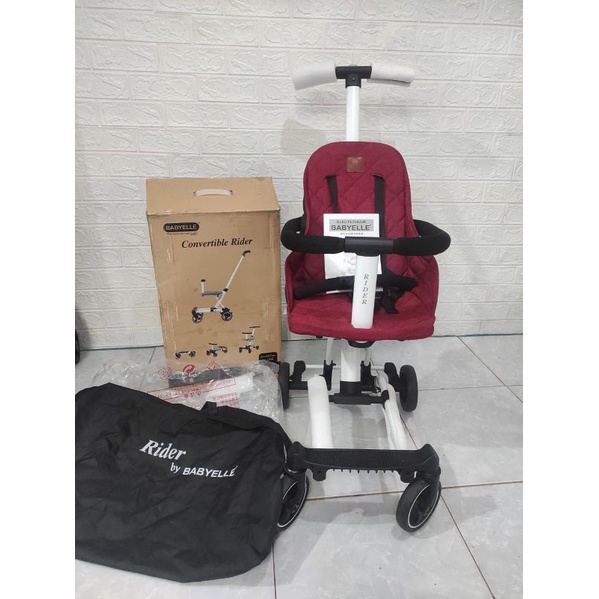 preloved stroller babyelle rider