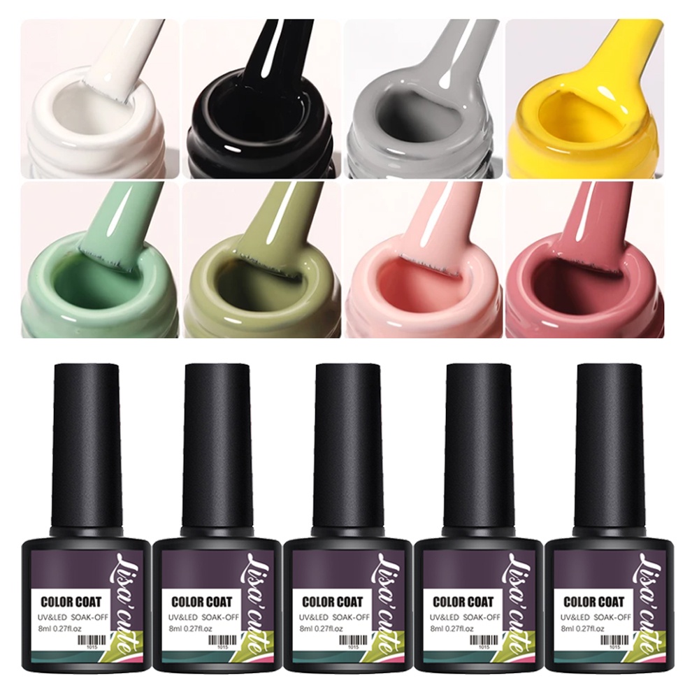 Set Kutek Gel UV LED gel polish 48 / 45 / 30 / 22 COLOUR nail art Cat Kuku nail Polish