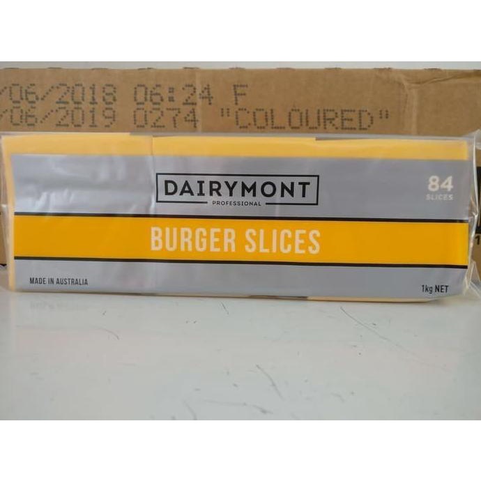 

RED CHEDDAR CHEESE SLICE BURGER CHEF CHOICE 1 KG isi 84 LBR HALAL TERLARIS TERPERCAYA ORIGINAL