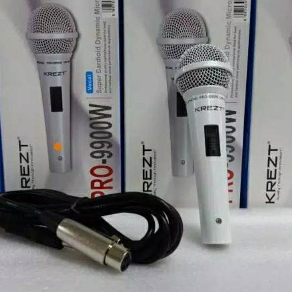 Ready Hemat MIC KABEL KREZT PRO 9900 MIC VOCAL KREZT PRO9900 ORIGINAL