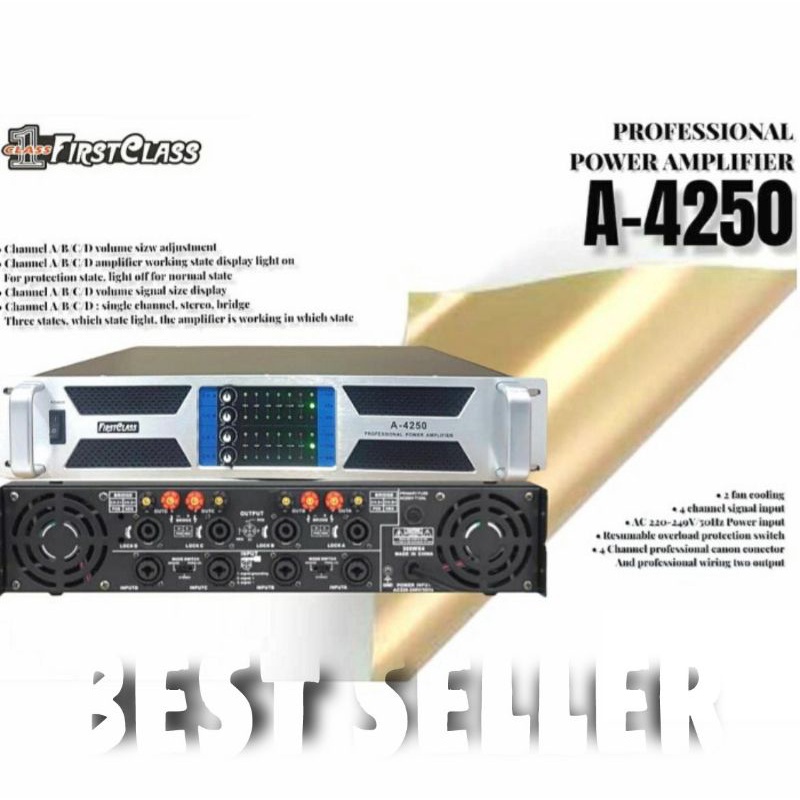 Power Firstclass FC A 4250 Original Amplifier FC A4250 - 4 Channel