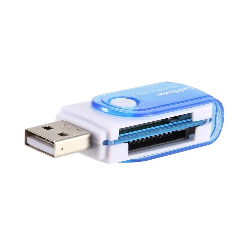 Usb2.0 High-Speed Card Reader 4in1 Multi Fungsi Card Reader Kartu tf Putar Besar Adaptor Eksternal mini