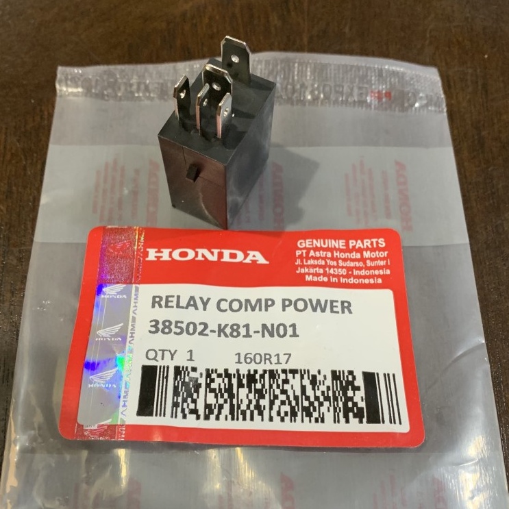 K81 RELAY 5 KAKI COMP STATER MOTOR BEAT FI POP ESP GENIO CB 150 R LED