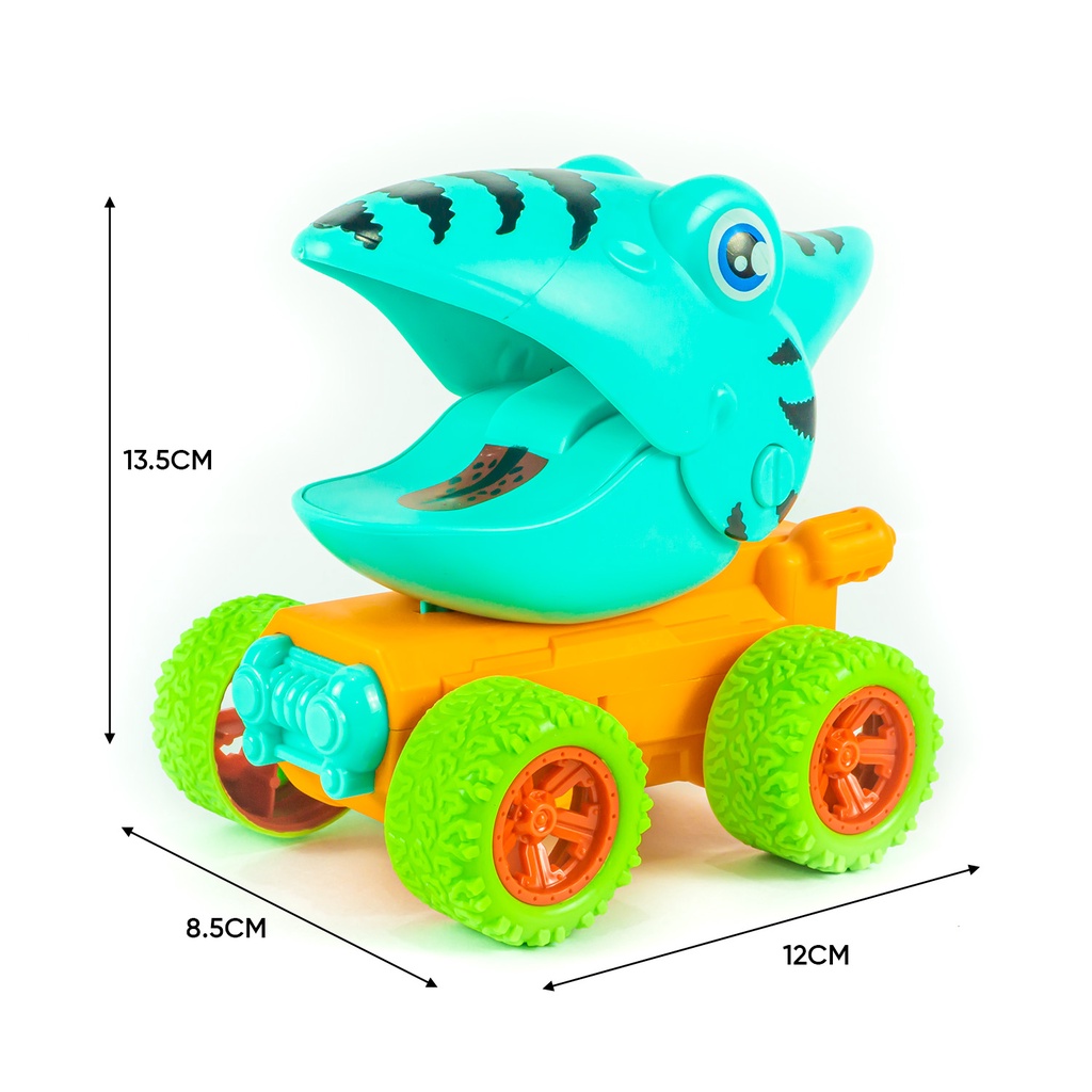 Mainan Anak Mobil Truck Monster Zap Dinosaurus Mainan Mobil Jeep Off Road 4 Drive Inertial Bigfoot