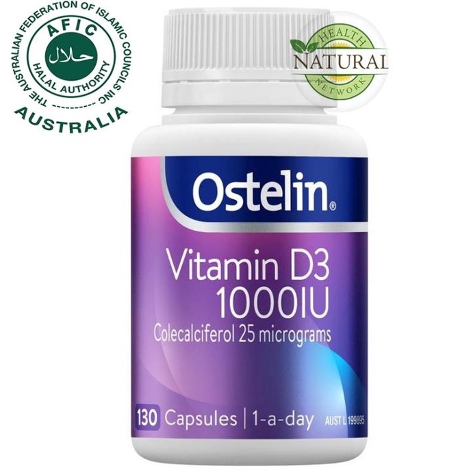 Ostelin Vitamin D3 1000IU 130 Capsules