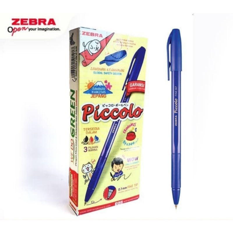

Pulpen Fine Pen Zebra Piccolo7 S.Gel Biru 0,7 mm