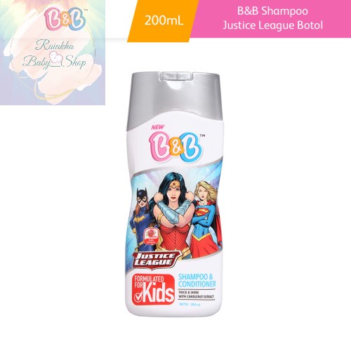 B&amp;B Shampoo Justice League Botol 200ml