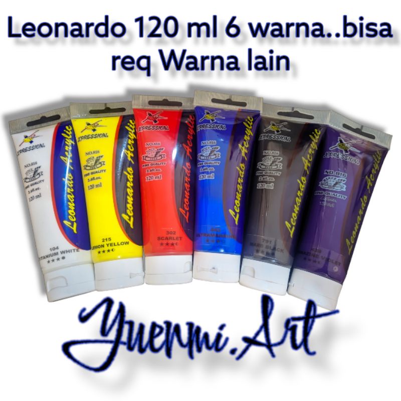 

leonardo 120 ml 6 warna/Warna bisa di pilih sesuai selera
