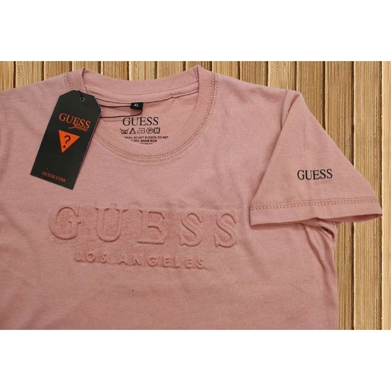 Baju kaos anak guess tulisan emboss logo timbul / kaos anak laki laki / kaos anak perempuan / kaos anak brand / kaos anak timbul / baju kaos anak realpict / kaos premium anak