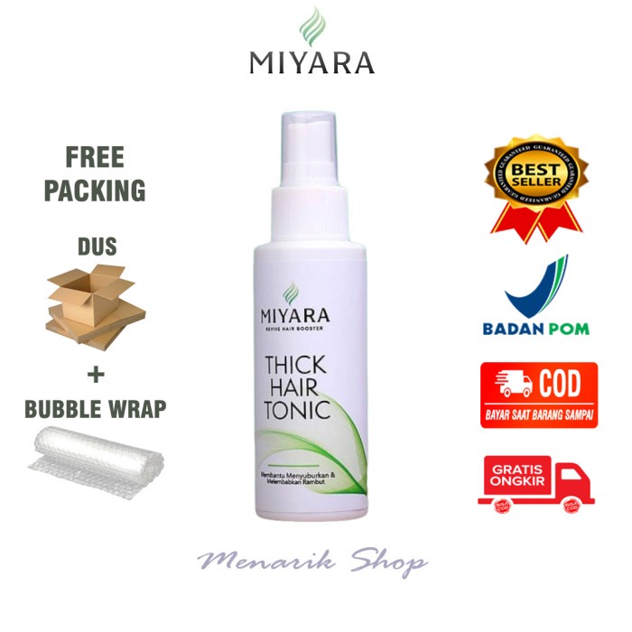 Tonic Miyara Hair Tonic Perawatan Rambut Rontok Dan Ketombe Original 100%