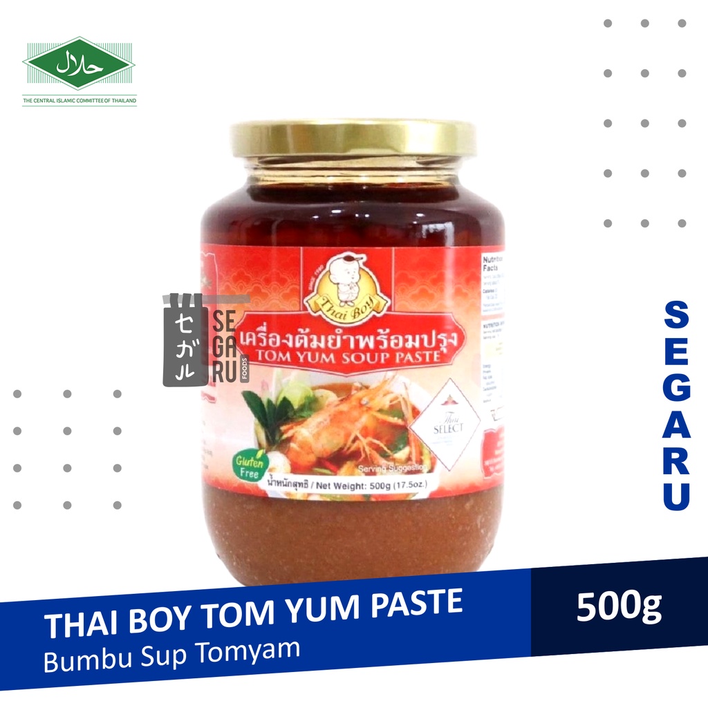 THAI BOY Bumbu Tom Yum Paste Tomyam Halal 500 Gram