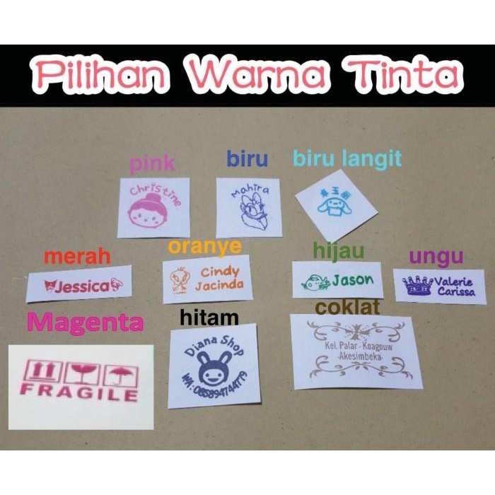 

Stempel nama TRODAT 9511 type STABILLO tanpa tutup FREE TALI