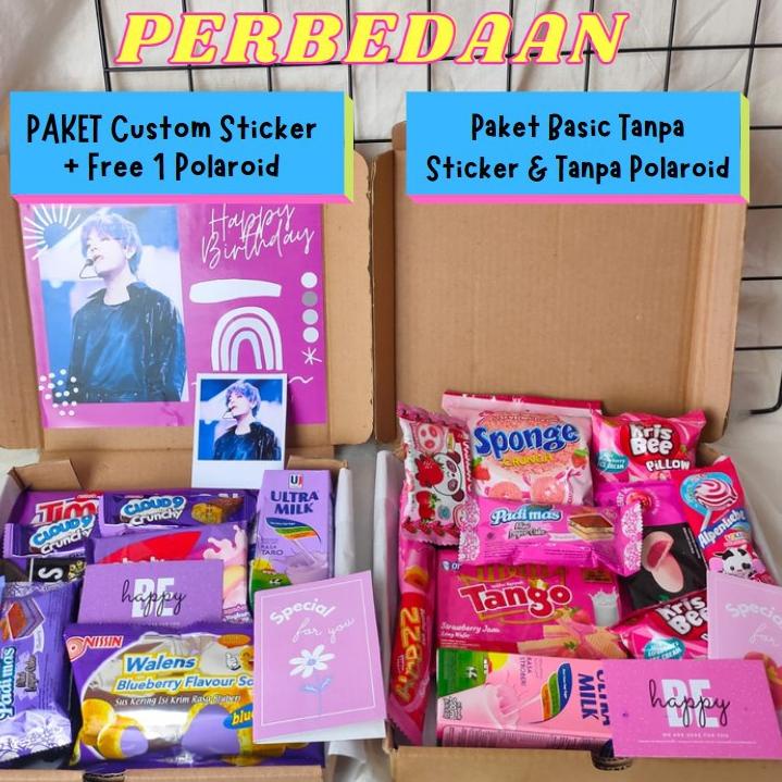 

BEST SELLER Pastel Snack Box | Kado jajan hampers Snackbox Hadiah Wisuda Ultah Cewek Gift Pink Ungu Hijau Biru kado valentine hampers valentine ヒ