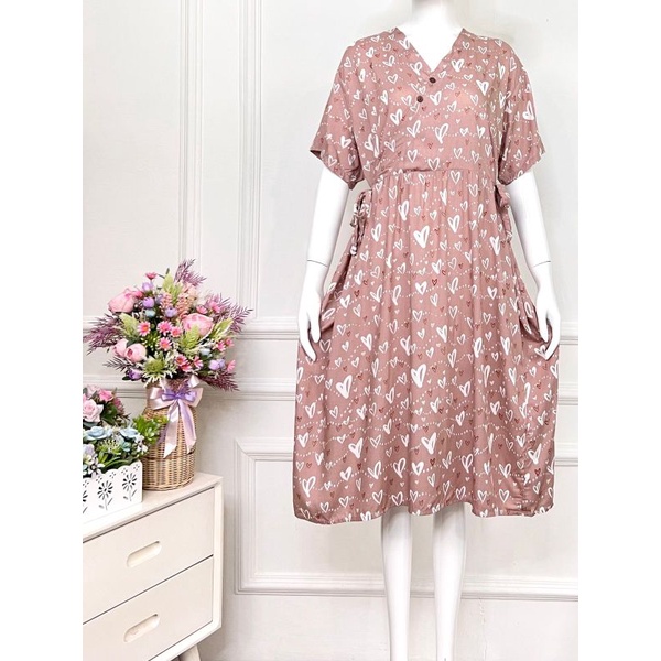 Arumi Dress Daster Rayon Premium Kekinian