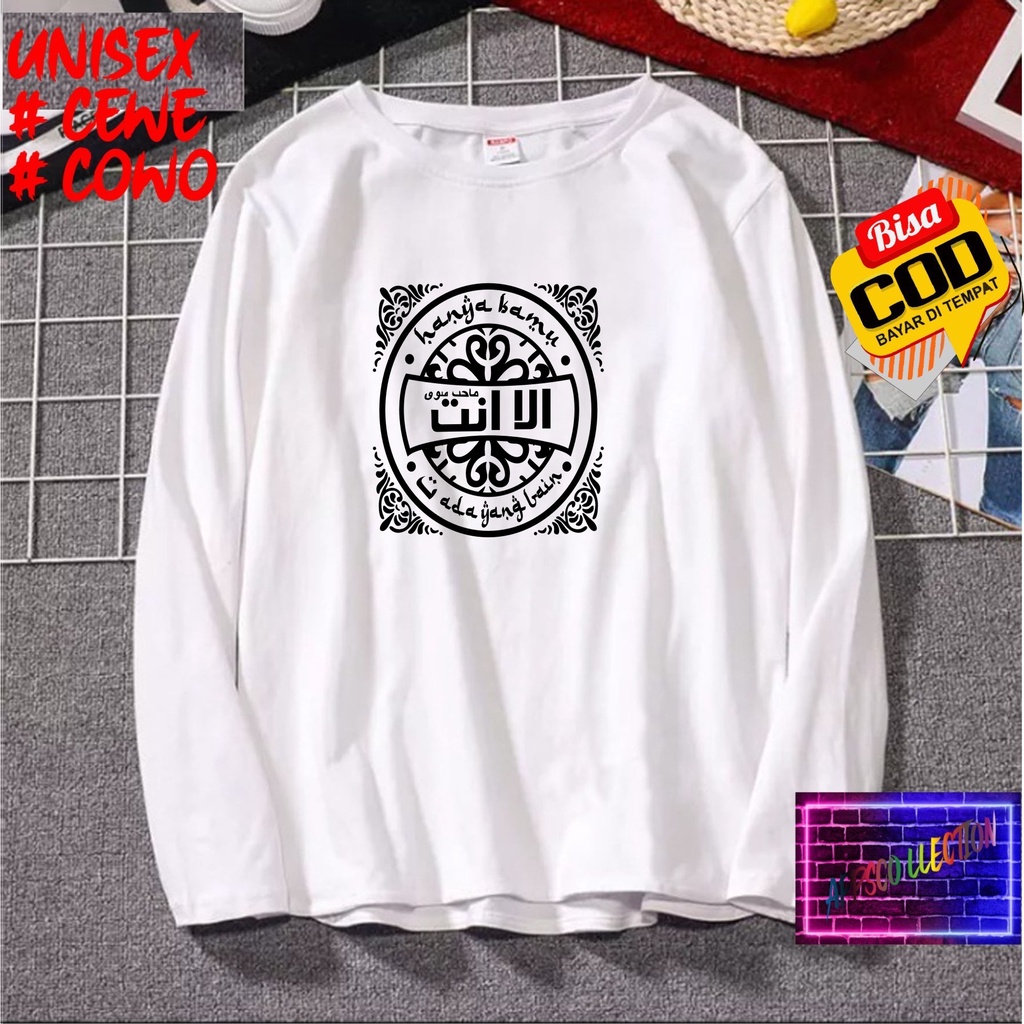 COD/KAOS TIDAK ADA YANG LAIN HANYA KAMU kaos santri dan santriwati putih hitam