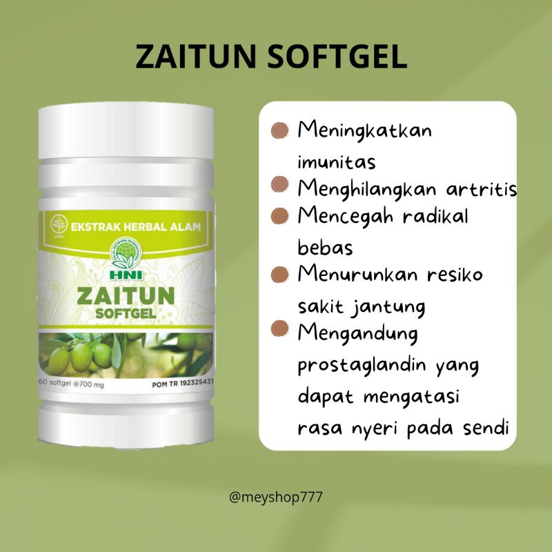 zaitun softgel