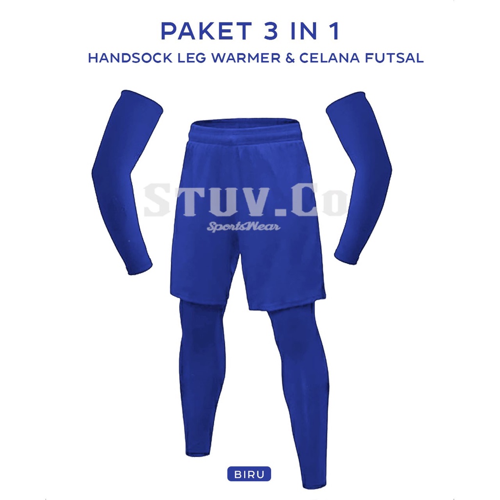 PAKET CELANA FUTSAL LEG WARMER MANSET KAKI LEG SLEEVE ARMSLEEVE HANDSOCK OLAHRAGA PRIA WANITA BASKET SEPAKBOLA