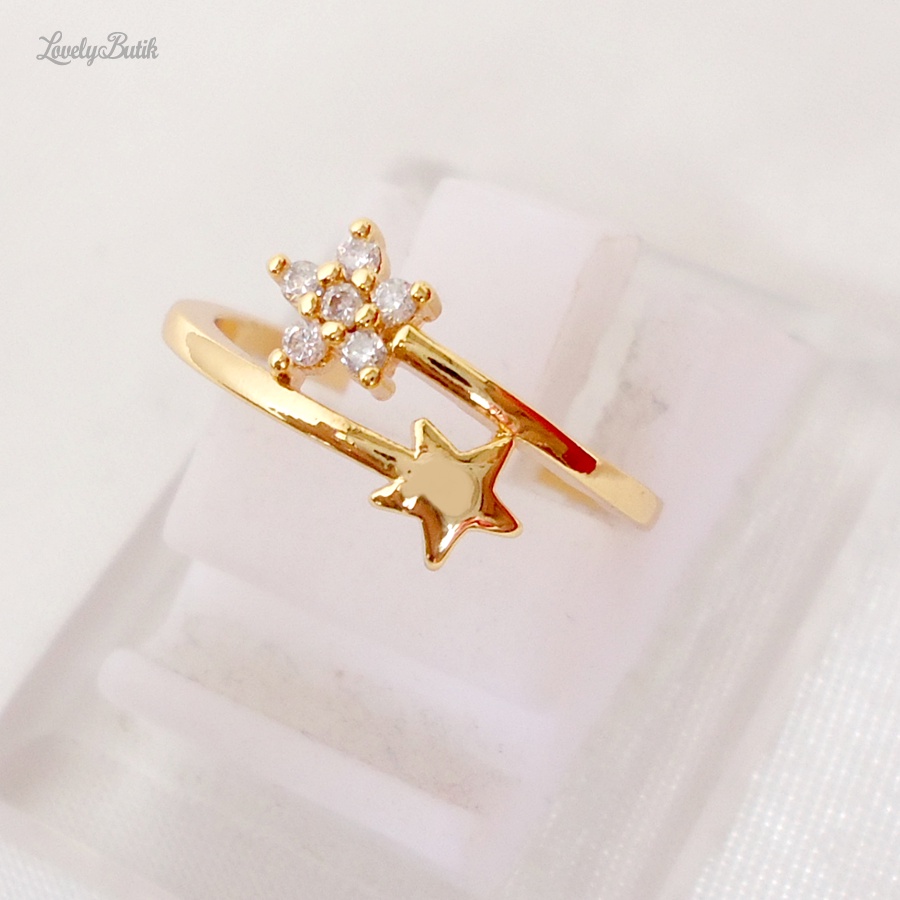 Cincin Anak Perempuan Xuping Motif Bintang Kecil Cincin Anak Balita Xuping - Lovelybutik