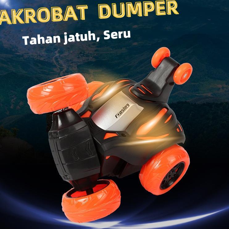 Grosir Surprise Murah Mainan Anak Mobil Remote Control 360° RC Stunt Car Dengan Lampu Hadiah Anak laki-laki