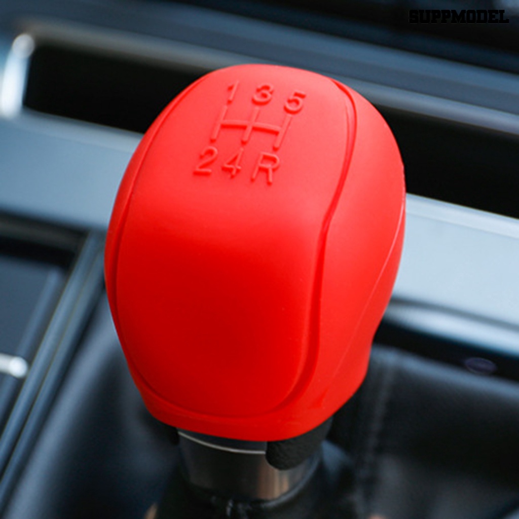 [Auto] Cover Handle Rem Nyaman Sentuh Anti-slip Portable Universal Silicon Penutup Knob Pemindah Gigi Mobil Untuk Fokus
