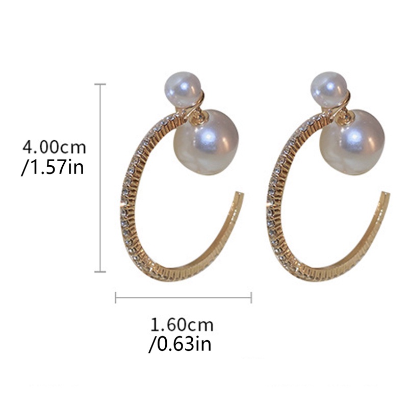 New Arrival Stud Earrings Fashion Logam Bulat Wanita Klasik Lingkaran Besar Sederhana Trendi Perempuan Trendi Perhiasan