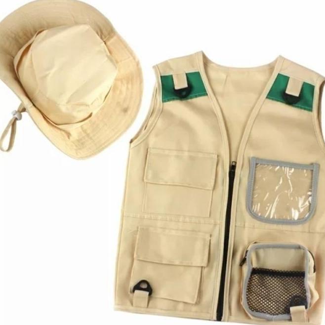 Kids safari costume explorer zoo keeper kostum anak profesi penjelajah