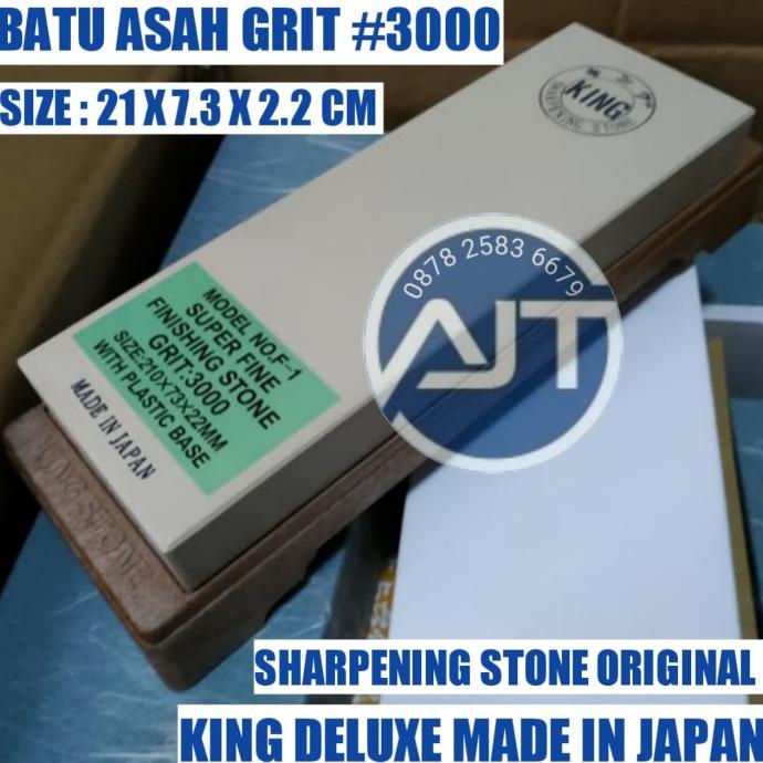 (AJT)BATU ASAH PISAU GRIT #3000 BATU ASAHAN PISAU GOLOK KING ORIGINAL