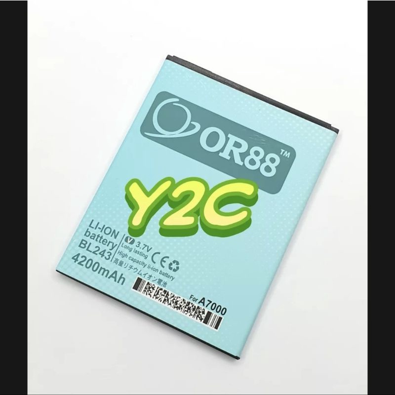 BATERAI OR88 LENOVO BL243 / LENOVO A7000 DOUBLE POWER NEW BATRE